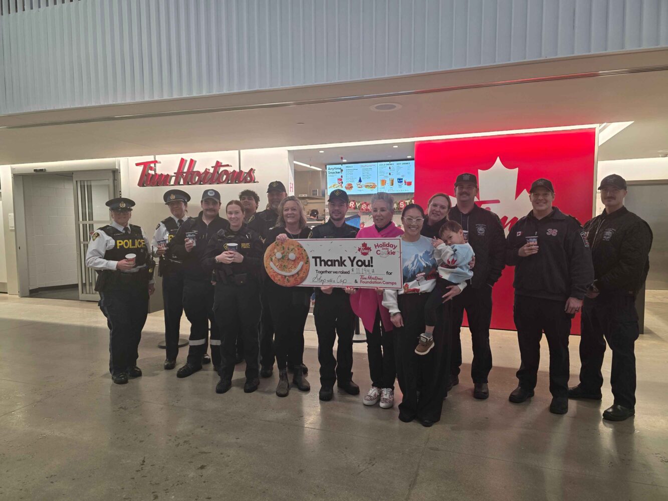 HURONIA WEST OPP HOSTS THEIR ANNUAL SHOP WITH A COP EVENT