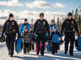 COLLINGWOOD OPP, WITH BIG BROTHERS BIG SISTERS, HEAD TO BLUE MOUNTAIN FOR A DAY OF SNOW TUBING opp-tubing