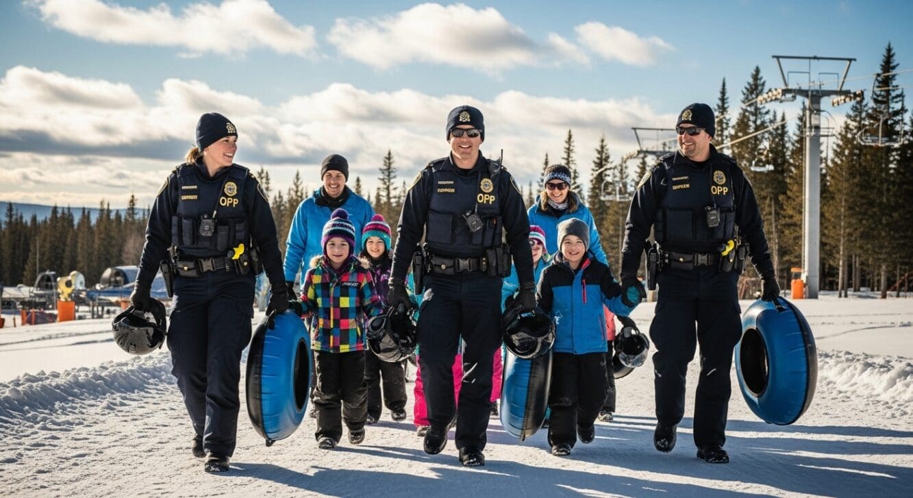 COLLINGWOOD OPP, WITH BIG BROTHERS BIG SISTERS, HEAD TO BLUE MOUNTAIN FOR A DAY OF SNOW TUBING