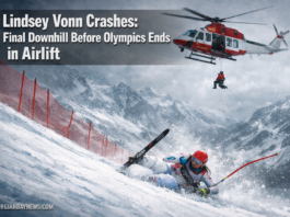 Lindsey Vonn Crashes in Final Downhill Before Olympics: Airlift Following Injury Shakes Skiing World georgian-bay-news-com-image