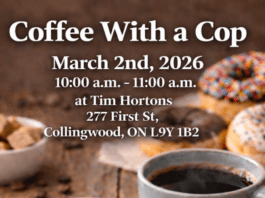 COLLINGWOOD AND THE BLUE MOUNTAINS INVITES COMMUNITY TO “COFFEE WITH A COP” georgian-bay-news-com-image