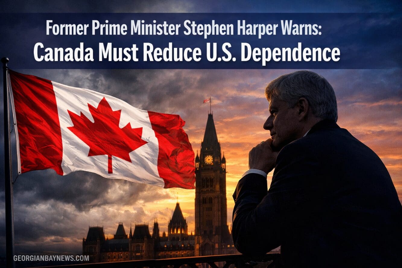Former Prime Minister Stephen Harper Warned Canada Faces Critical Moment in U.S. Relations