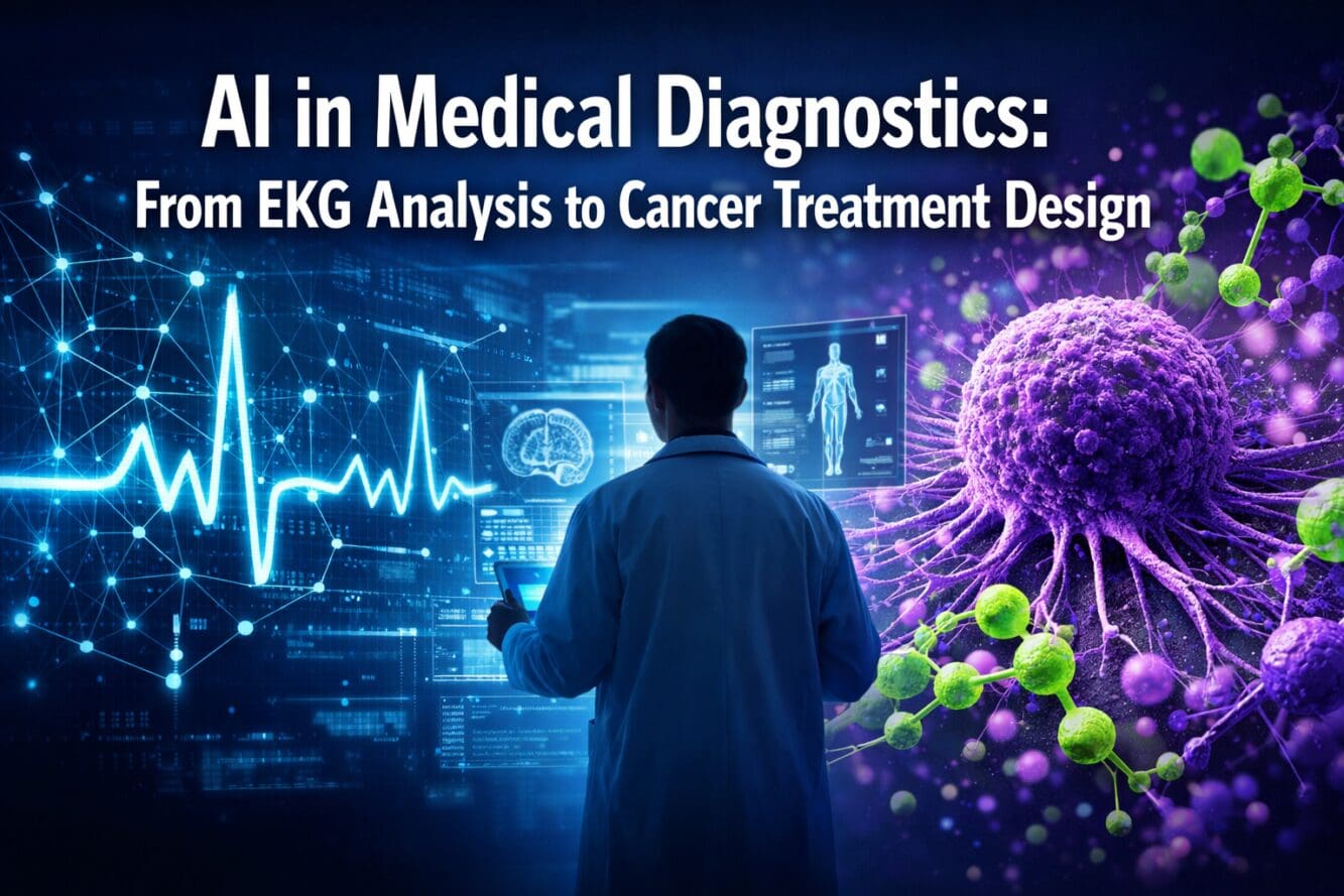 AI in Medical Diagnostics: From EKG Analysis to Cancer Treatment Design