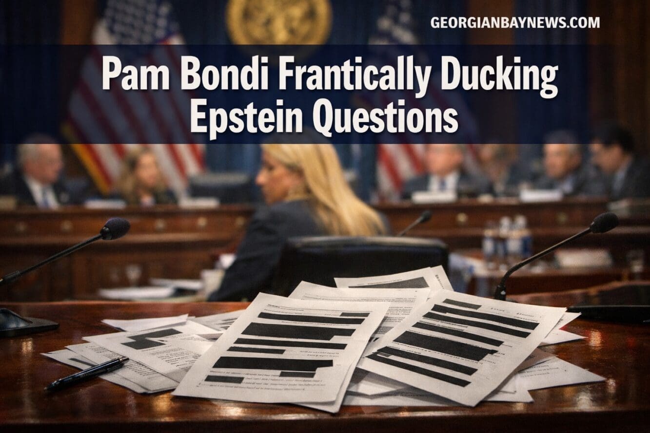 Pam Bondi makes an ABSOLUTE FOOL 🎭 of herself Evading Epstein questions