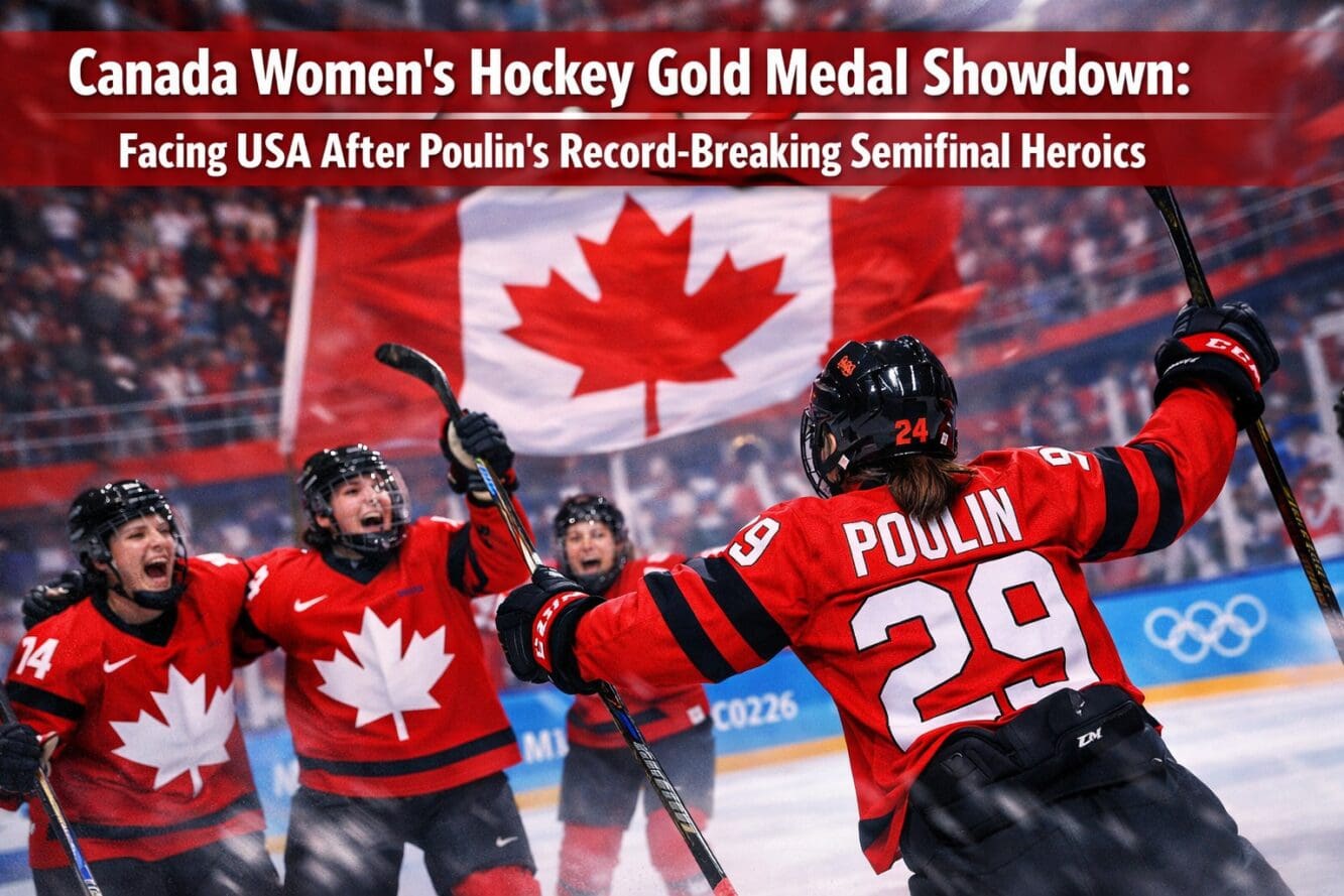 Canada Women’s Hockey Gold Medal Showdown: Facing USA After Poulin’s Record-Breaking Semifinal Heroics