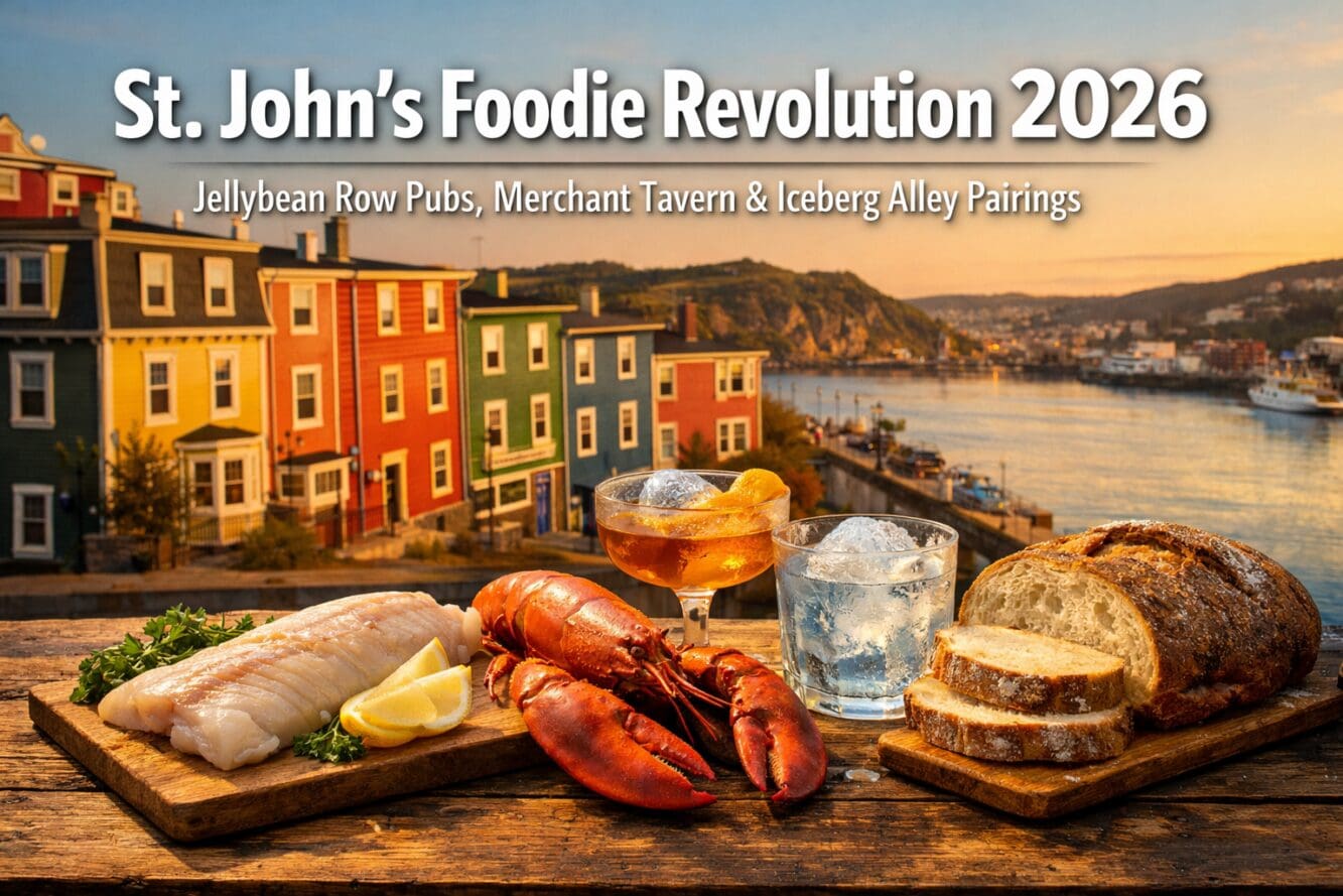 St. John’s Foodie Revolution 2026: Jellybean Row Pubs, Merchant Tavern, and Iceberg Alley Pairings