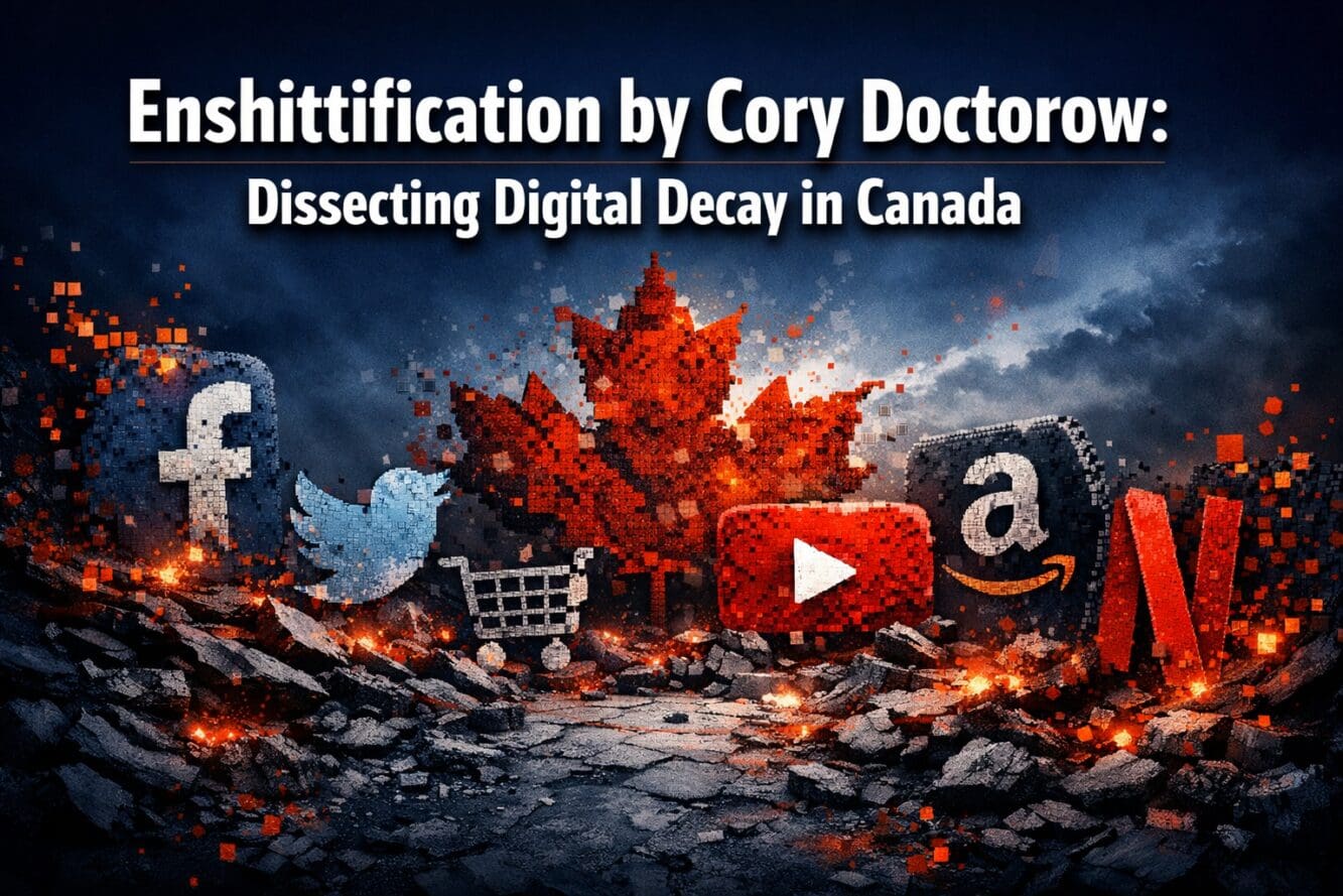 Enshittification by Cory Doctorow: Tech Critique Bestseller Dissecting Digital Decay in Canada