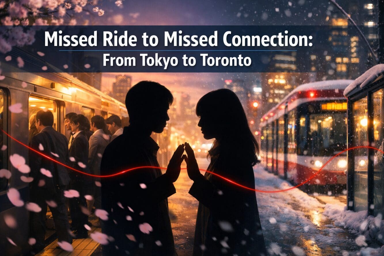 Missed Ride to Missed Connection: Larissa and Chris’s Near-Miss Friendship-to-Love and Timing Tales from Tokyo to Toronto