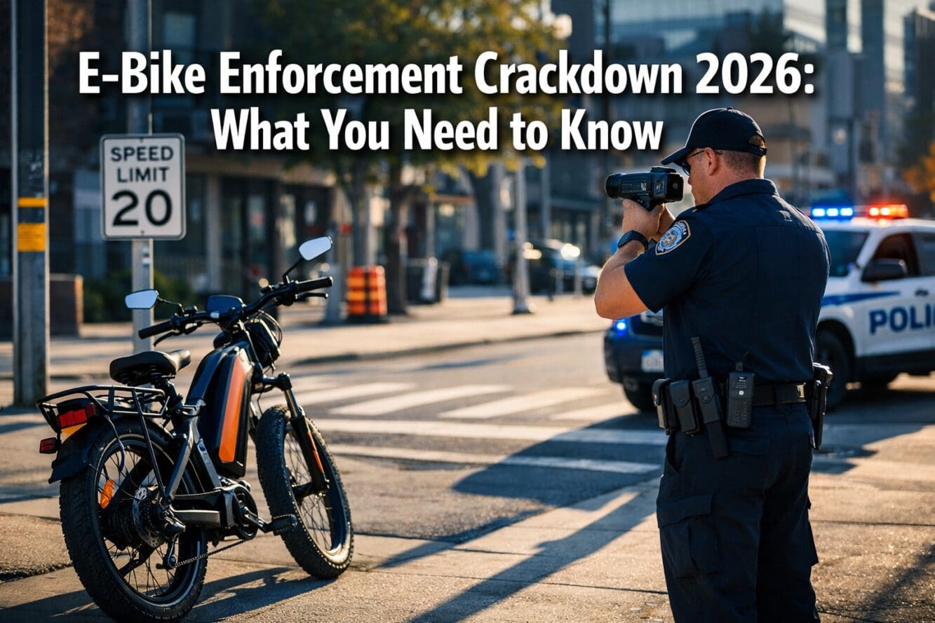 E-Bike Enforcement Crackdown 2026: Sidewalk Speed Limits, Age Restrictions, and Municipal Fines You Need to Know