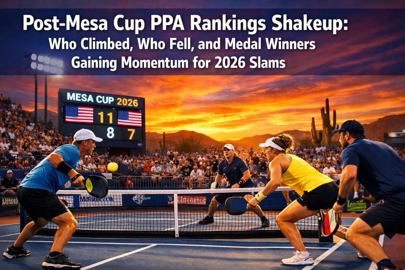 Post-Mesa Cup PPA Rankings Shakeup: Who Climbed, Who Fell, and Medal Winners Gaining Momentum for 2026 Slams