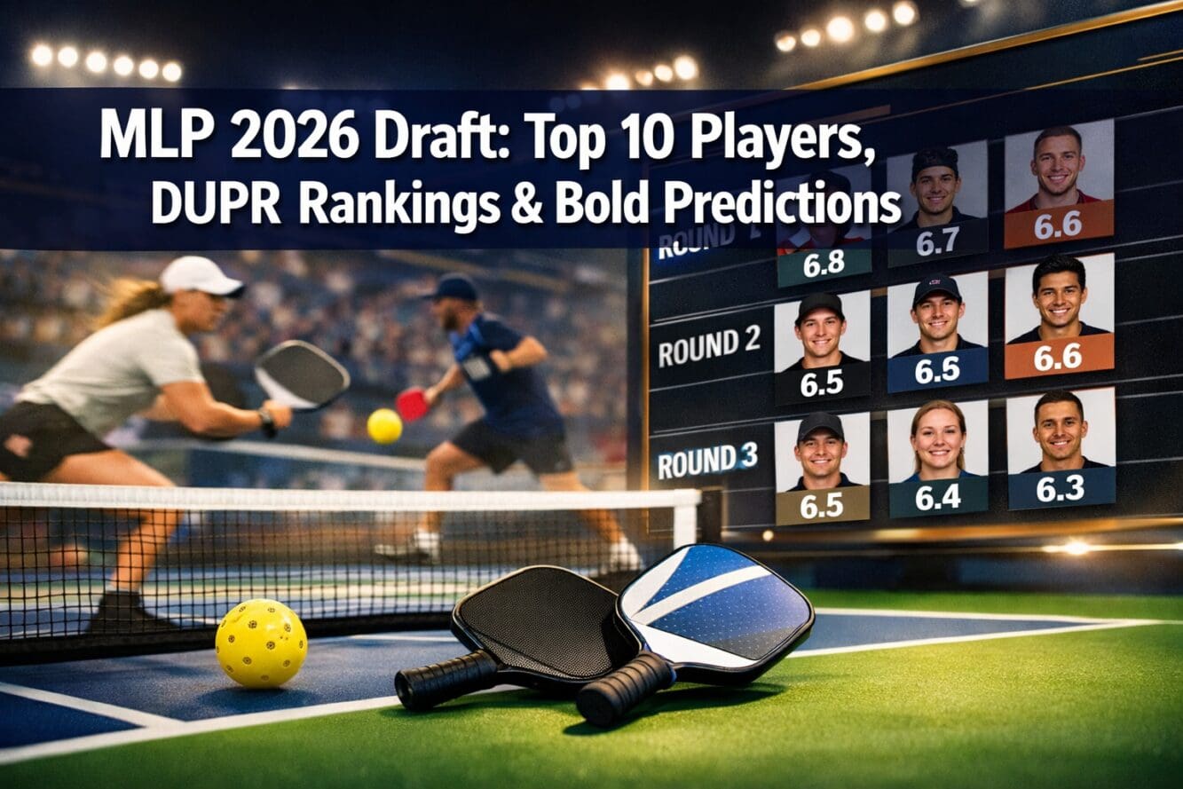 Top 10 Players Available in MLP 2026 Draft: DUPR Rankings, Team Fits, and Bold Predictions for Today’s Selections