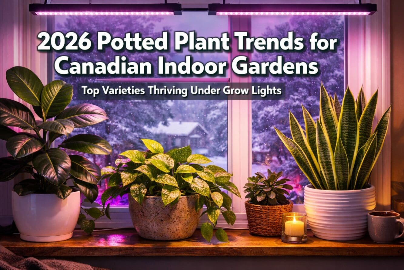 2026 Potted Plant Trends for Canadian Indoor Gardens: Top Varieties Thriving Under Grow Lights