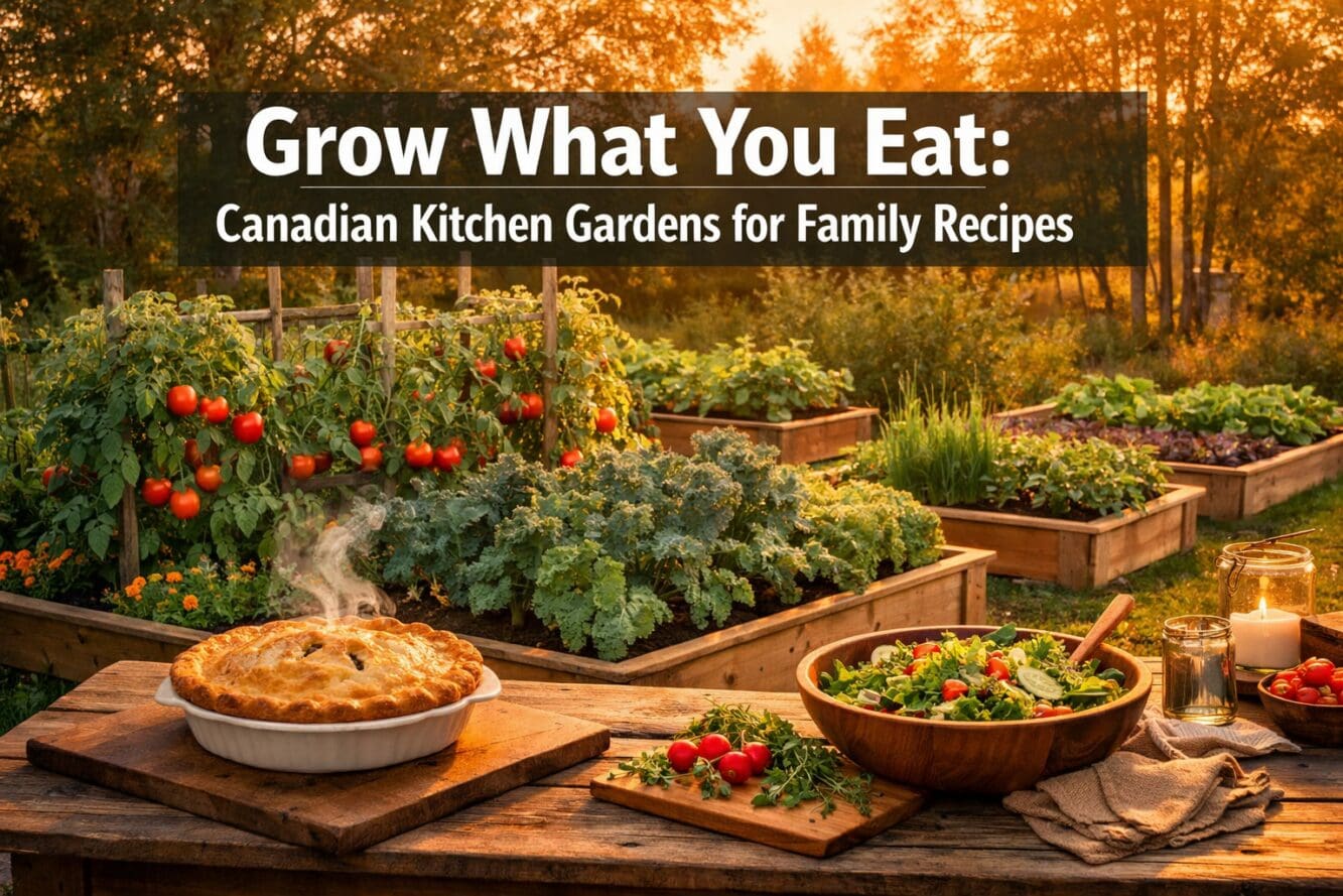 Grow-What-You-Eat Planning: Customizing Canadian Kitchen Gardens to Family Recipes and Flavors