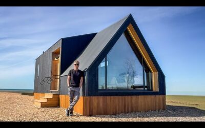 Inside the 400 square foot Prefab Cabin with a Bold Signature Look!