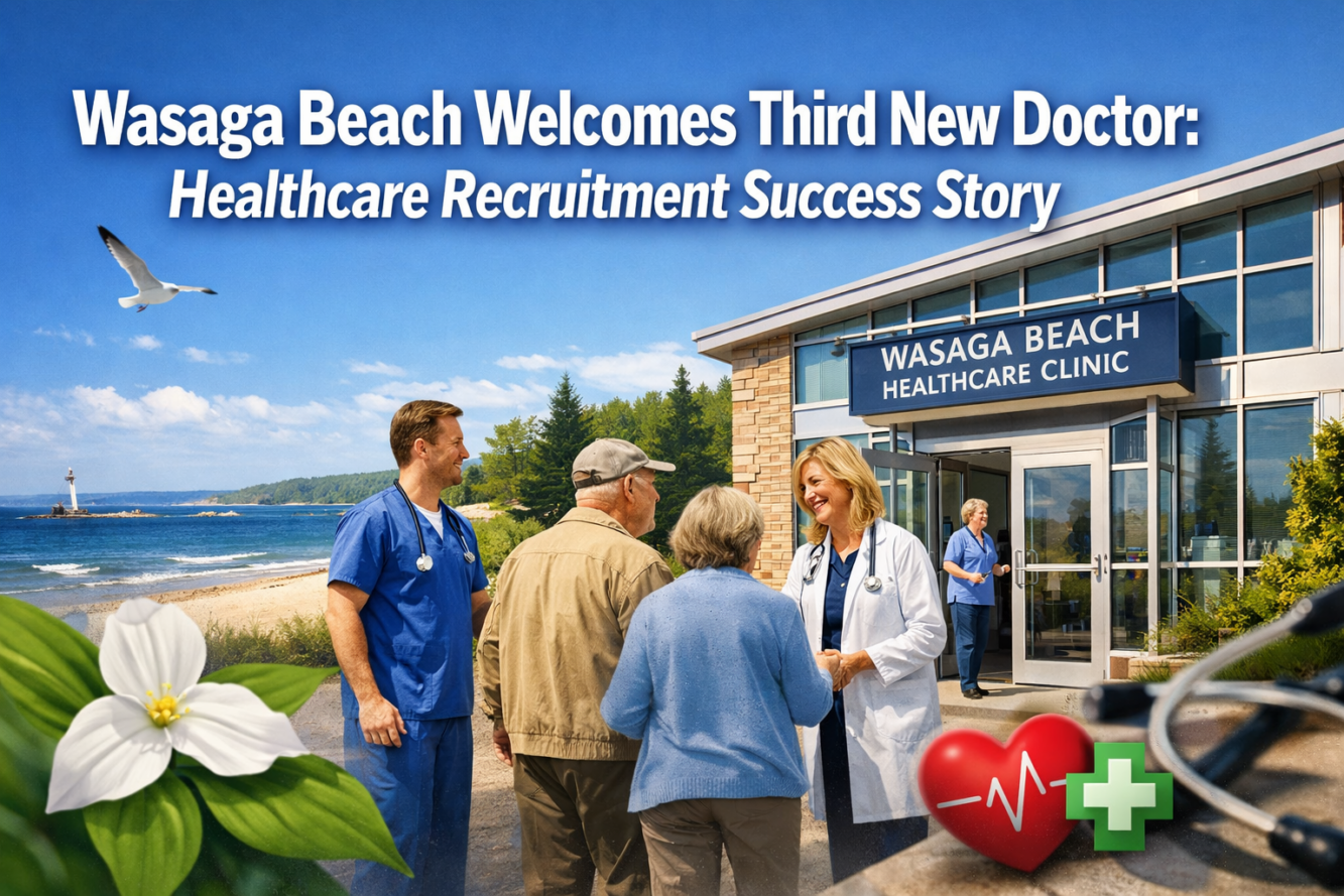 MORE GOOD NEWS | Wasaga Beach Welcomes Third New Doctor in Three Years | Recruitment Strategy Success