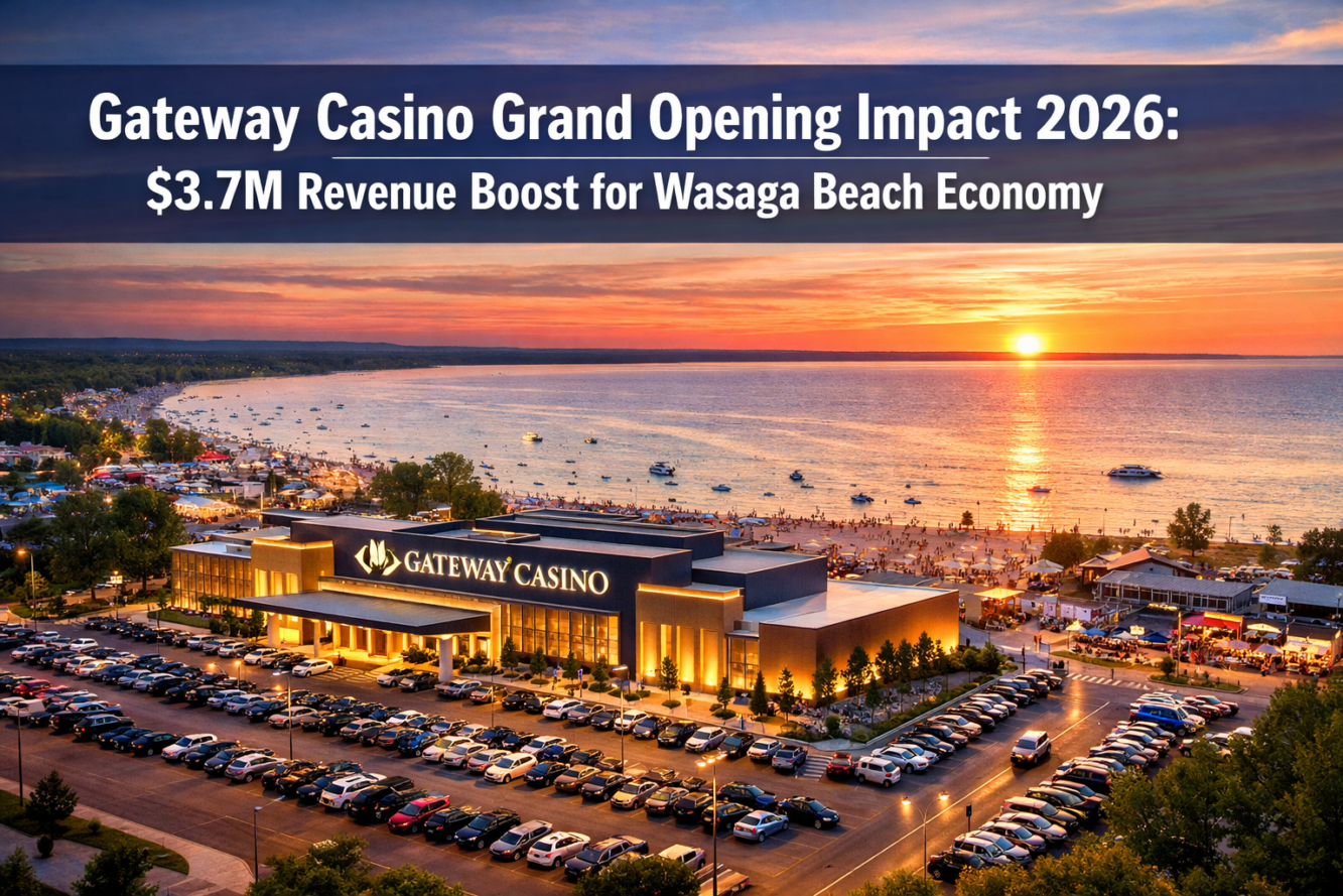 Gateway Casino Grand Opening Impact 2026: $3.7M Revenue Boost for Wasaga Beach Economy and Regional Day-Trippers