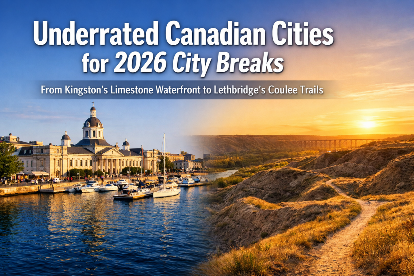 Underrated Canadian Cities for 2026 City Breaks: From Kingston’s Limestone Waterfront to Lethbridge’s Coulee Trails