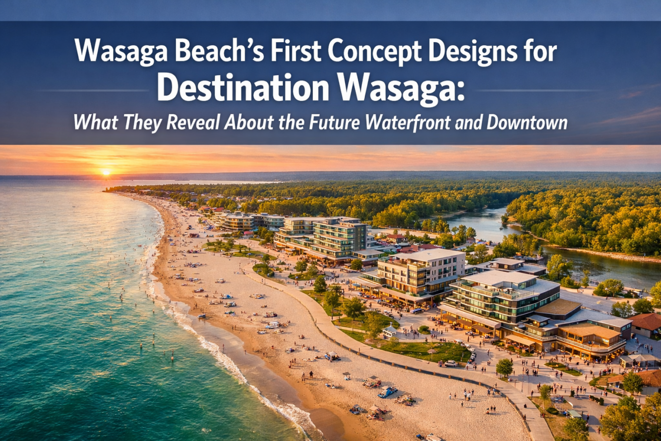 Wasaga Beach’s First Concept Designs for Destination Wasaga