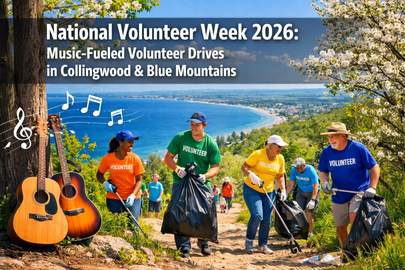 National Volunteer Week 2026 Events: Music-Fueled Volunteer Drives in Collingwood and Blue Mountains