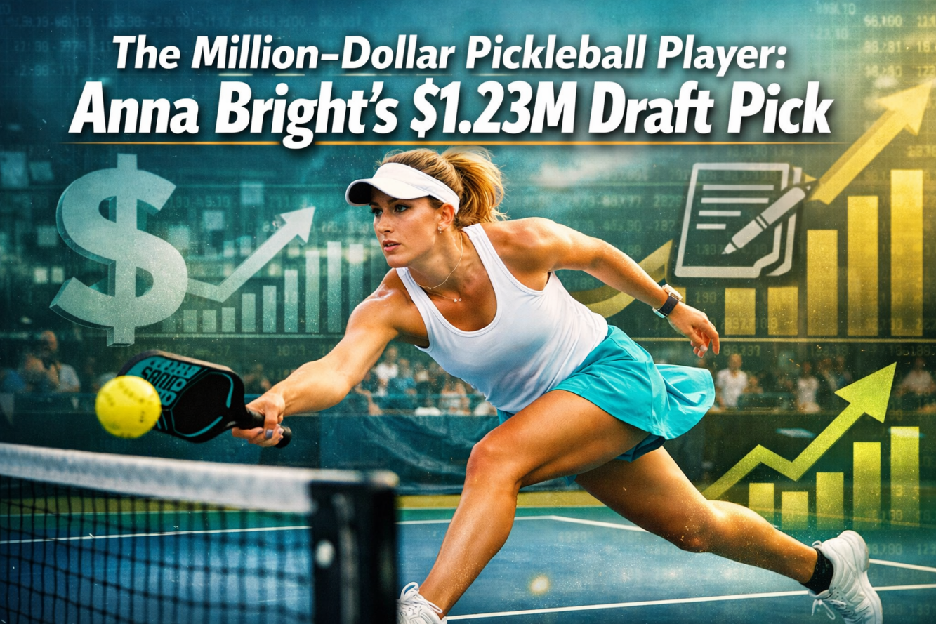 The Million-Dollar Pickleball Player: Analyzing Anna Bright’s $1.23M Draft Pick and What It Reveals About MLP’s Salary Structure in 2026