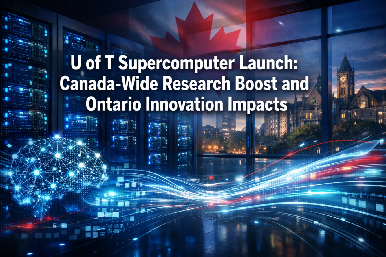 U of T Supercomputer Launch: Canada-Wide Research Boost and Ontario Innovation Impacts