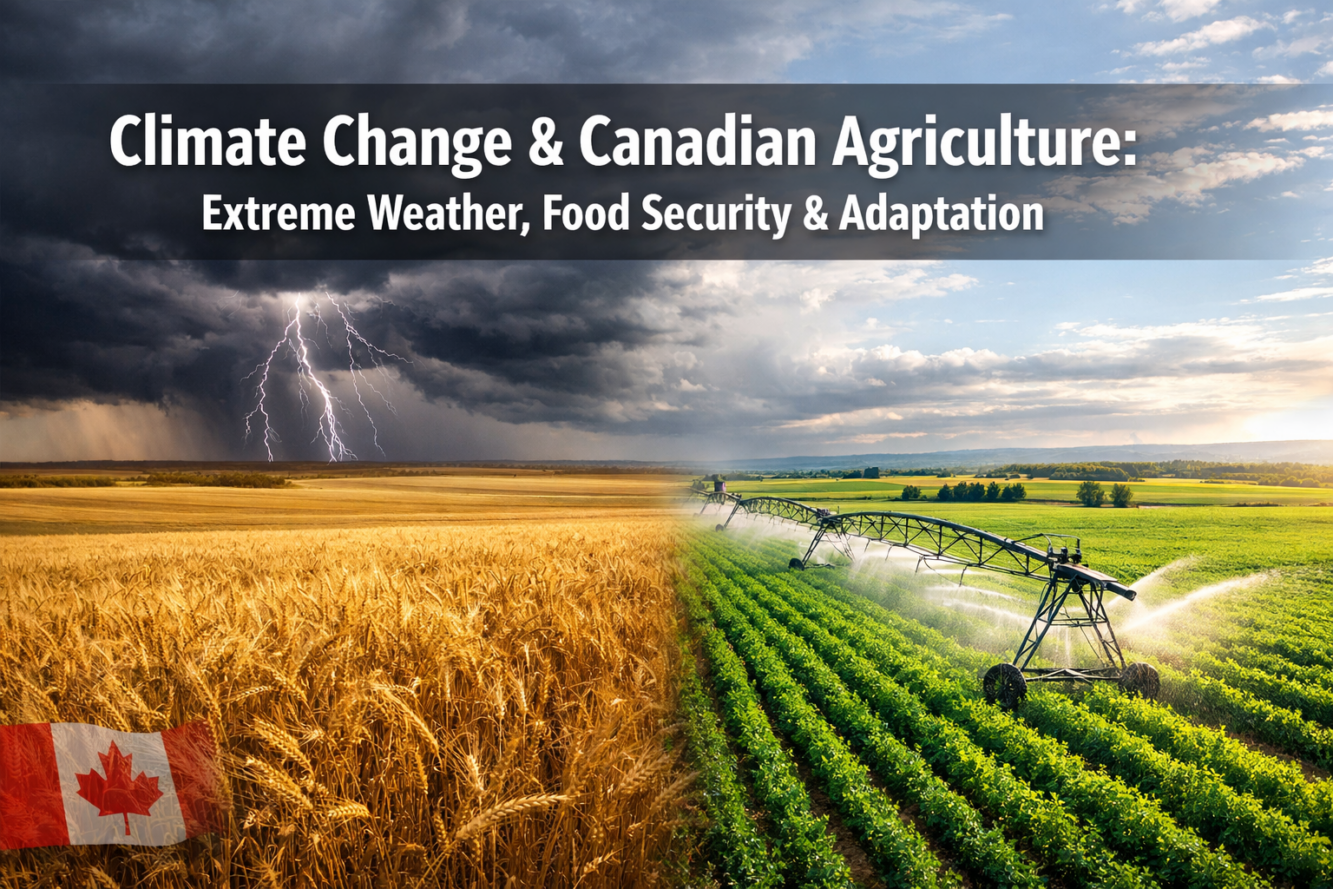 The Impact of Climate Change on Canadian Agriculture: Extreme Weather, Food Security, and Adaptation Strategies for Farmers