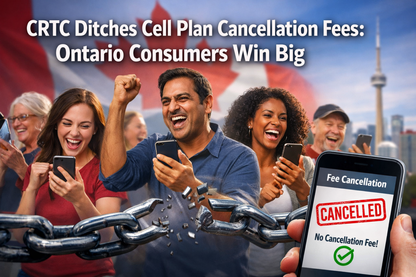 CRTC Ditches Cell Plan Cancellation Fees: Ontario Consumers Win Big on Switching Providers