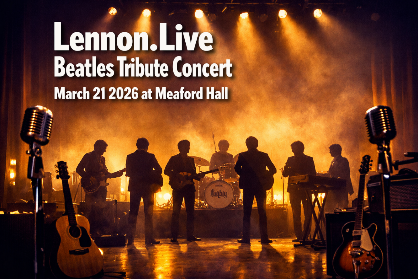 Lennon.Live Beatles Tribute Concert March 21 2026 at Meaford Hall