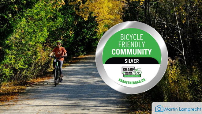 Good News: Town of Collingwood Awarded Silver Bicycle Friendly Community Designation