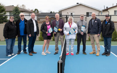 Georgian Village Unveils New Pickleball Court