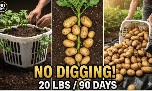 🥔  How to Grow Potatoes in a laundry Basket (Survival Hack)