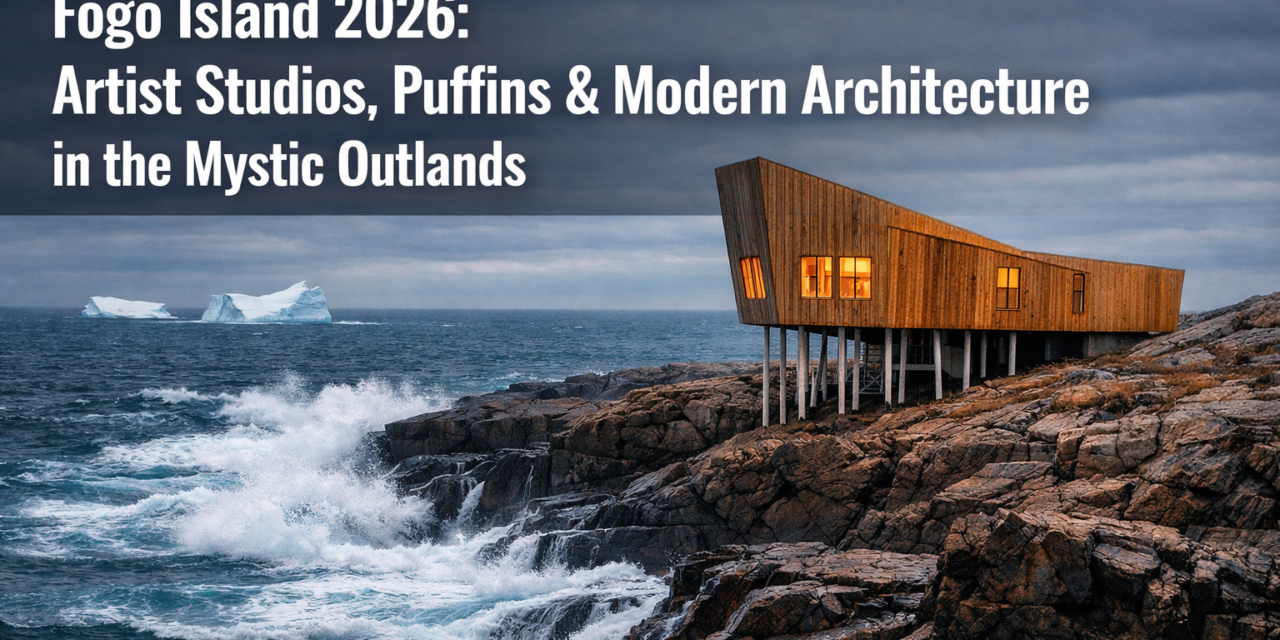 Fogo Island Newfoundland 2026: Artist Studios, Puffins and Modern Architecture in the Mystic Outlands