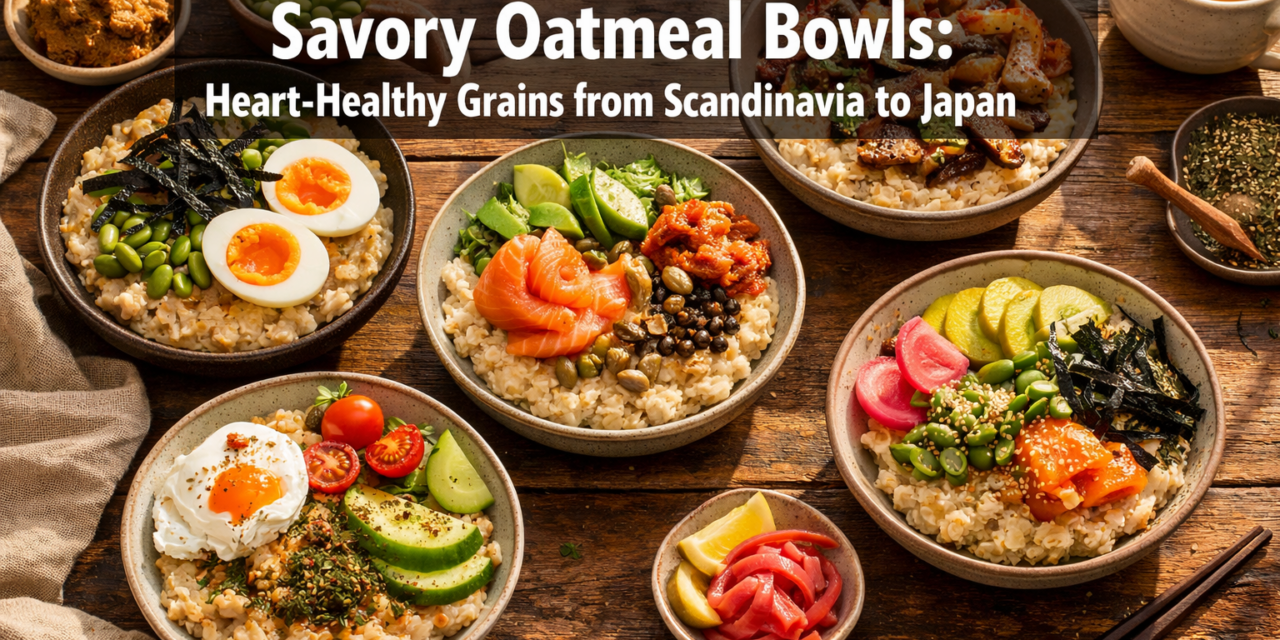 🌞  Savory Oatmeal Bowls with International Toppings: Heart-Healthy Grains from Scandinavia to Japan for 2026