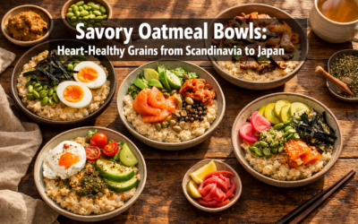 🌞 Savory Oatmeal Bowls with International Toppings: Heart-Healthy Grains from Scandinavia to Japan for 2026