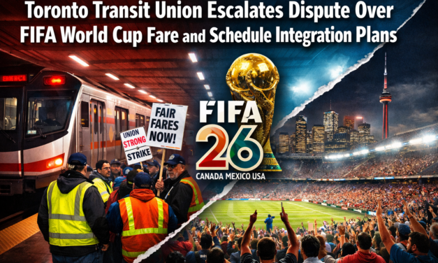 Toronto Transit Union Escalates Dispute Over FIFA World Cup Fare and Schedule Integration Plans