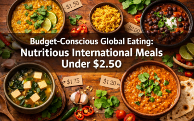 Budget-Conscious Global Eating: Building Nutritious International Meals Under $2.50 Per Serving