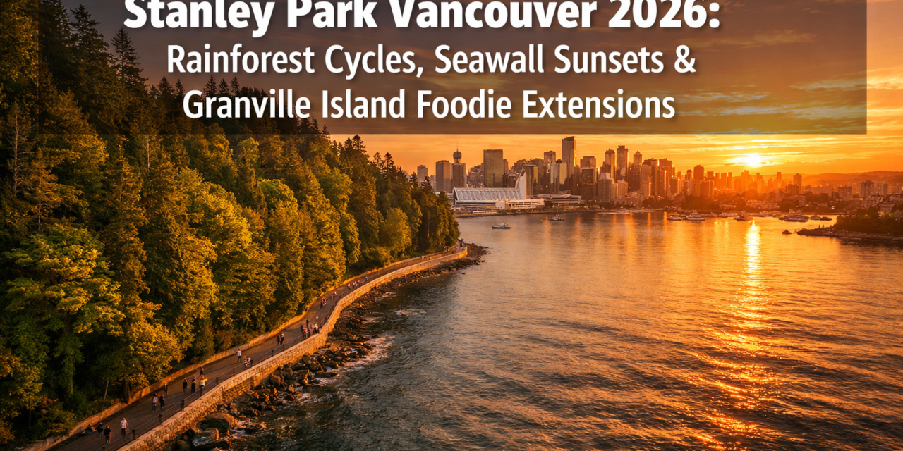 Stanley Park Vancouver 2026: Rainforest Cycles, Seawall Sunsets and Granville Island Foodie Extensions