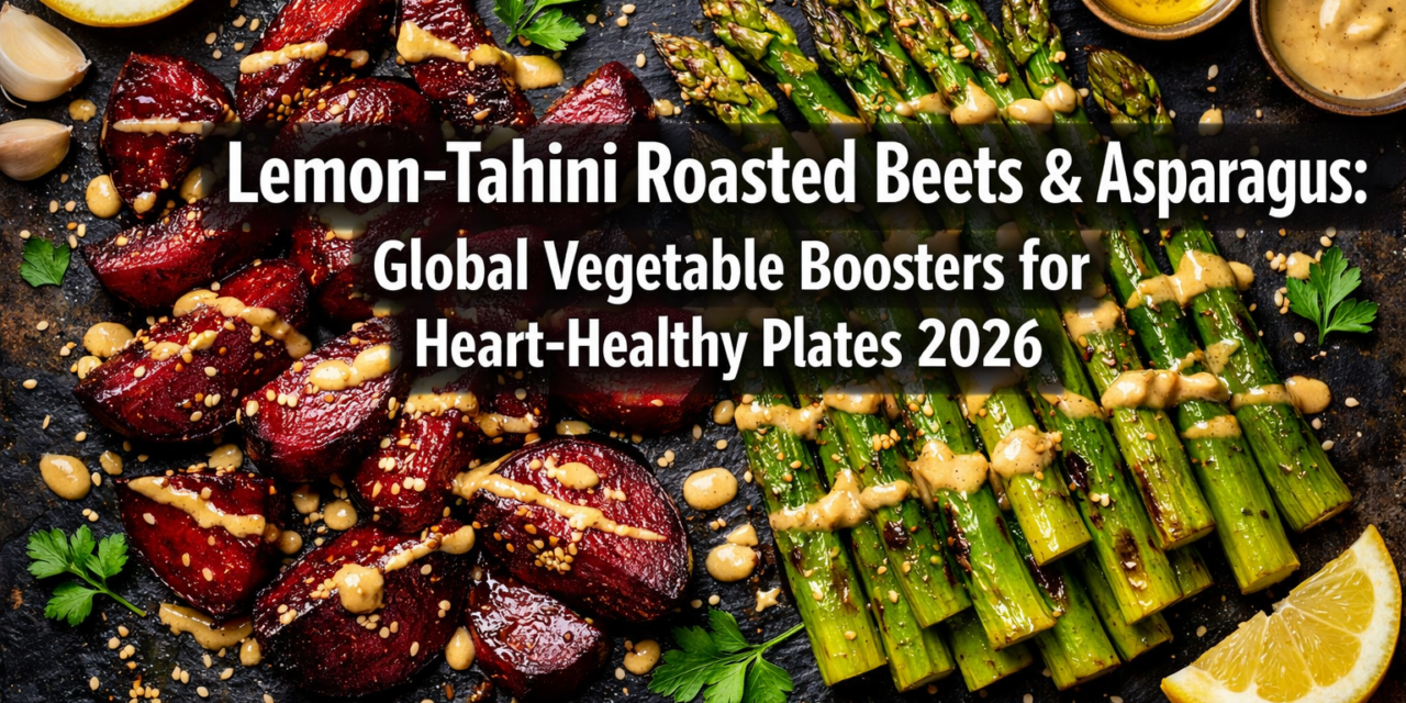 Lemon-Tahini Roasted Beets and Asparagus Sides: Global Vegetable Boosters for Heart-Healthy Plates in 2026