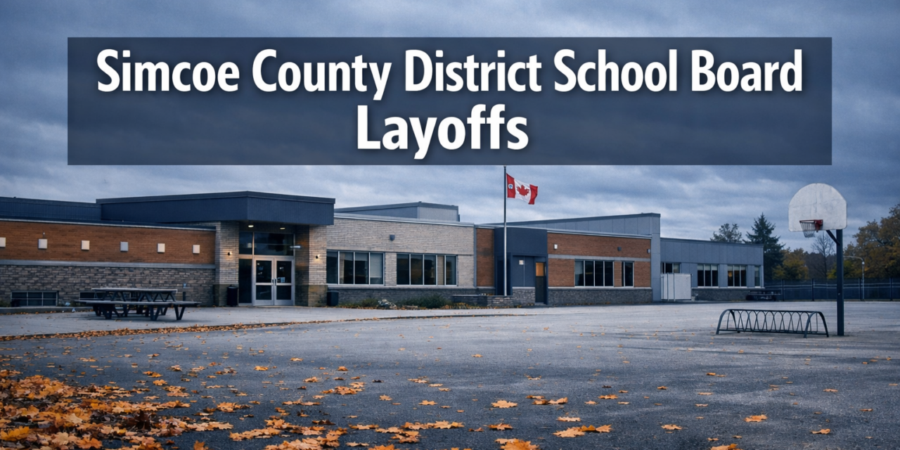 👨‍👩‍👧‍👦  Simcoe County District School Board Layoffs | Nine Layoff Notices were Directed at Teachers at Collingwood Collegiate Institute
