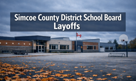 👨‍👩‍👧‍👦  Simcoe County District School Board Layoffs | Nine Layoff Notices were Directed at Teachers at Collingwood Collegiate Institute