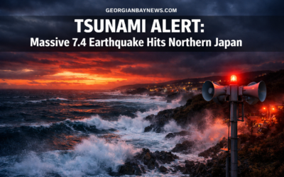 A Massive Earthquake Of 7.4 Magnitude Hits Off Northern Japanese Coast, Tsunami Alert Issued