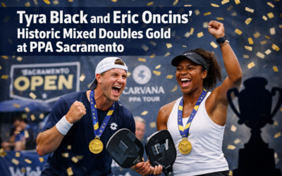 Tyra Black and Eric Oncins’ Historic Mixed Doubles Gold at PPA Sacramento: Partnership Breakdown and Road to Victory