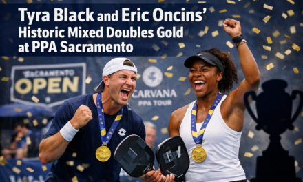 Tyra Black and Eric Oncins’ Historic Mixed Doubles Gold at PPA Sacramento: Partnership Breakdown and Road to Victory