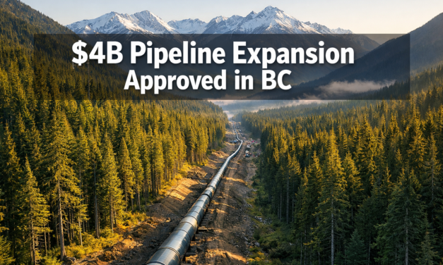 🇨🇦  Federal Government Approves $4B Natural Gas Pipeline Expansion in BC: Environmental Impacts, Job Creation, and First Nations Consultations
