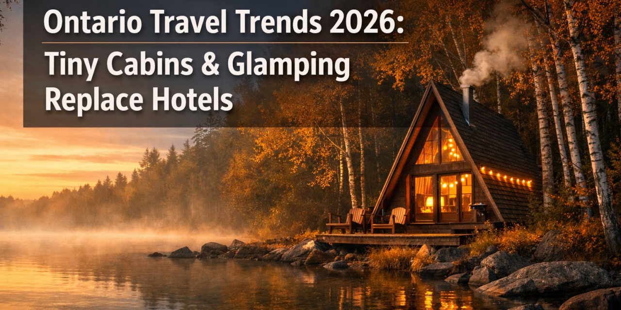 Seasonal Ontario Travel Trends 2026: Why Tiny Cabins and Glamping Are Replacing Traditional Hotels