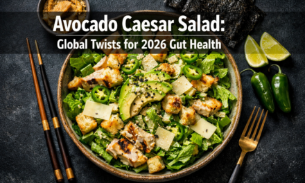 🥑  Avocado Caesar Salad with Global Twists from Mexico to Japan: Creamy Vegan Variations for 2026 Gut Health