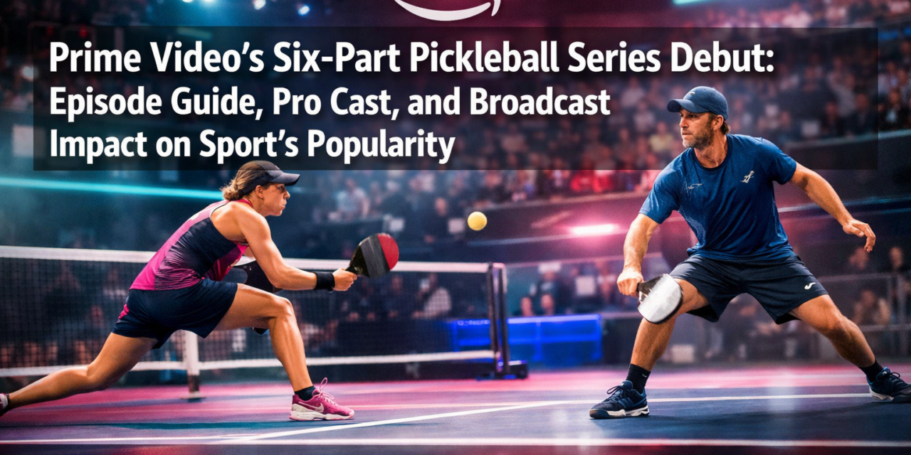 Prime Video’s Six-Part Pickleball Series Debut: Episode Guide, Pro Cast, and Broadcast Impact on Sport’s Popularity