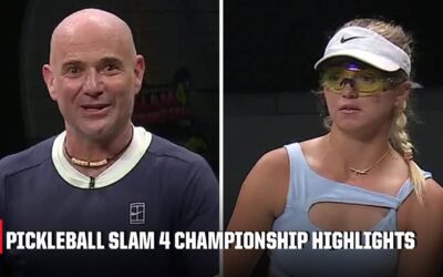 Team Agassi vs. Team Waters (🇨🇦 Genie Bouchard) | Pickleball Slam 4 Championship Highlights | ESPN
