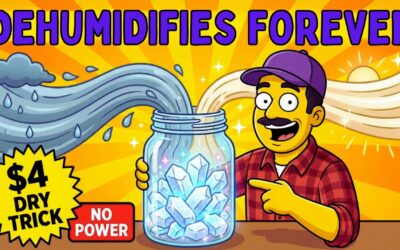 The $4 “Dry” Trick That Dehumidifies Any Room Forever — No Power Needed!