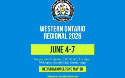 ๐ Pickleball Ontario Western Regional โ June 4-7, 2026 | Cambridge